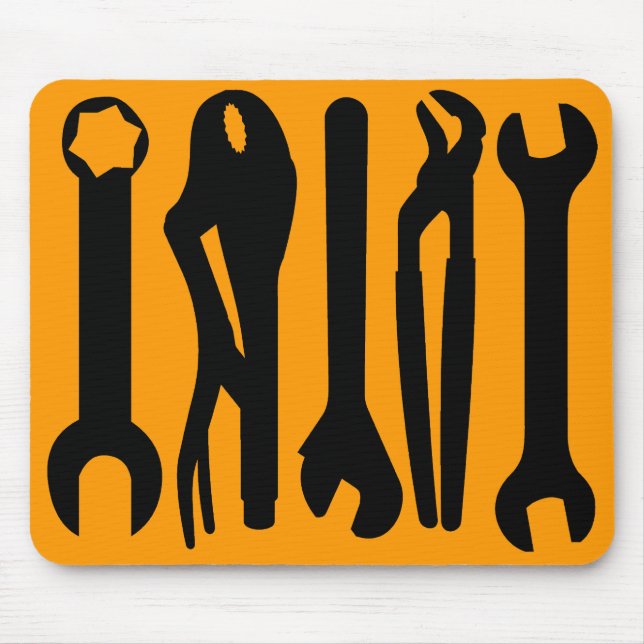 Mousepad Ferramentas - Orange FF9900 (Frente)