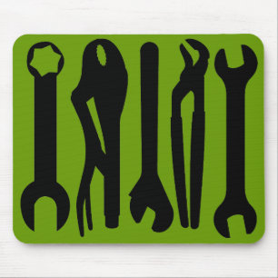 Mousepad Ferramentas - verde