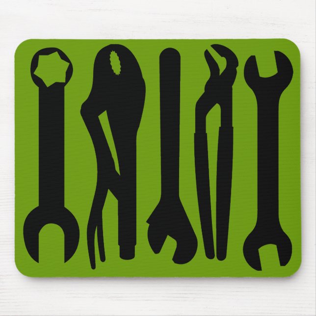 Mousepad Ferramentas - Verde (Frente)