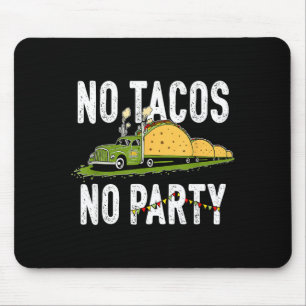Mousepad Festa da terça-feira de taco memes comida mexicana