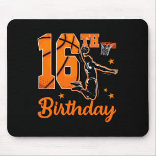 Mousepad Festa de Aniversário de 16 Anos Tema Esqueleto par
