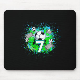 Mousepad Festa de Aniversário de 7 anos de Futebol para Cri