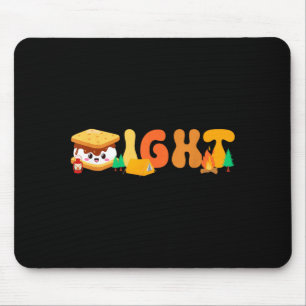 Mousepad Festa de aniversário de 8 anos tema acampamento S'