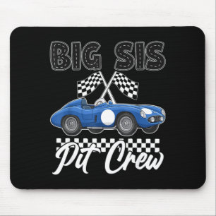 Mousepad Festa de aniversário de carro de corrida família i