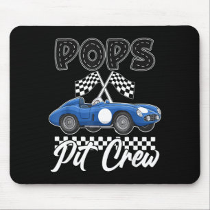 Mousepad Festa de aniversário de corrida de carro de corrid