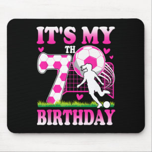 Mousepad Festa de Aniversário de Menina de 7 Anos com Tema