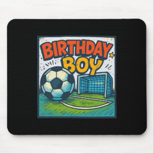 Mousepad Festa de Aniversário Futebol Menino Futebol Gol Pr