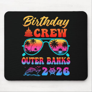 Mousepad Festa de aniversário nos bancos exteriores cruzeir