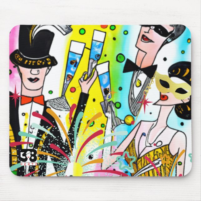Mousepad Festa de Ano Novo (Frente)