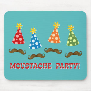 Mousepad Festa de Bigode Retro