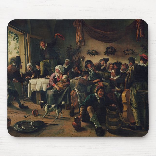 Mousepad Festa de casamento (Frente)