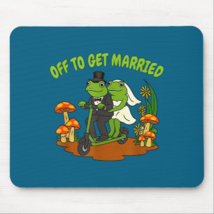 Mousepad Festa de despedida de solteira meme de sapo casand