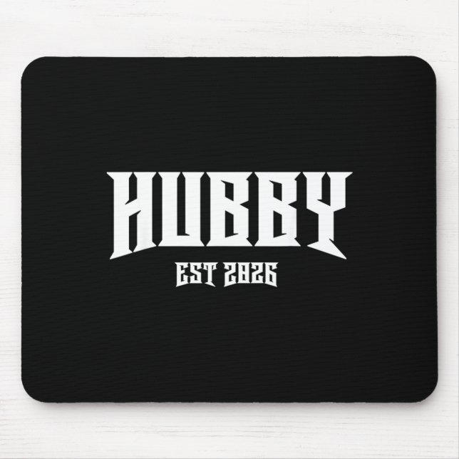 Mousepad Festa de Despedida de Solteiro Grunge Rock Marido  (Frente)