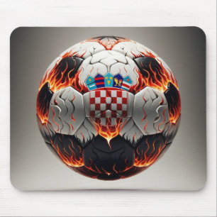 Mousepad Festa de Futebol Croata Fiery