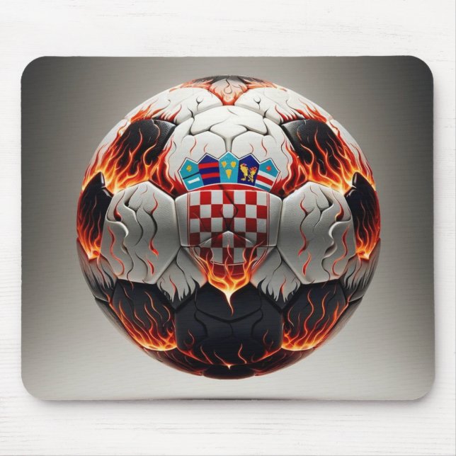 Mousepad Festa de Futebol Croata Fiery (Frente)