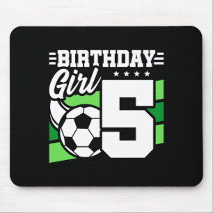 Mousepad Festa de Futebol de 5 Anos de Idade Festa de 5º An