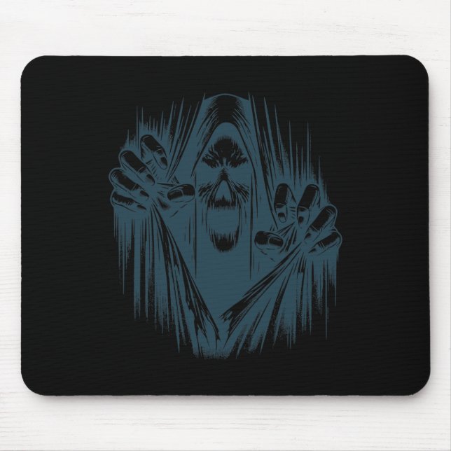 Mousepad Festa de Halloween Figurume Assustador Ghoul Ripin (Frente)