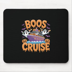 Mousepad Festa de Halloween Vinho Cerveja Bebendo Boos Cruz