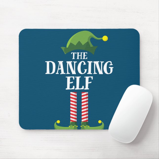 Mousepad Festa de Natal do Grupo Elf Matching Family (Com mouse)