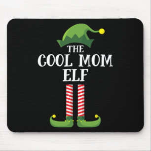 Mousepad Festa de Natal do Grupo Familiar da legal Mãe Elf