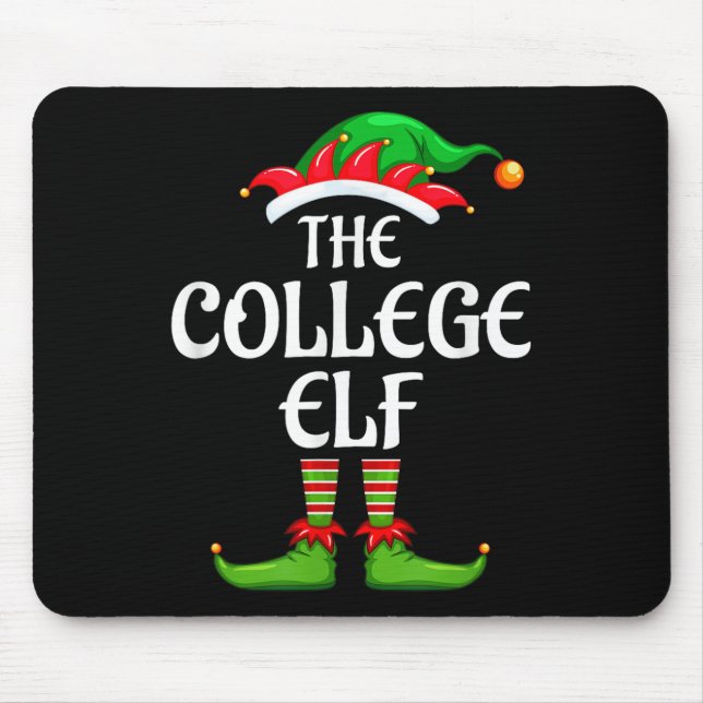 Mousepad Festa de Natal do Grupo Familiar do College Elf Ma (Frente)