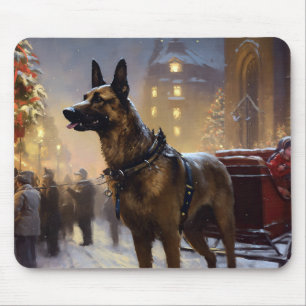 Mousepad Festa de Natal do Malinoi Belga