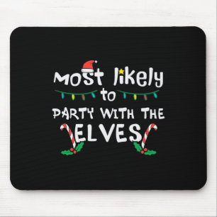 Mousepad Festa De Natal Provável Com A Matança Da Família E