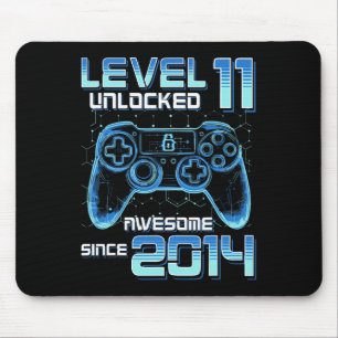 Mousepad Festa de Video Game Nível 11 Desbloqueado Aniversá