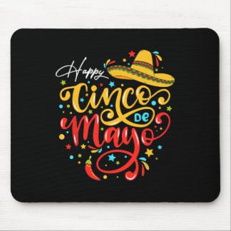 Mousepad Festa Divertida do Cinco De Mayo Fiesta 5 De Mayo