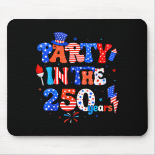 Mousepad Festa em 250 Anos Cachorro-Quente Engraçado Homens