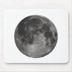 Mousepad Festa Espacial da Lua Escritório Chuveiro Paz Amor