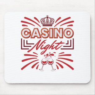 Mousepad Festa Noturna do Casino Jogando Lover