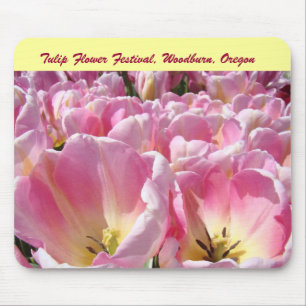 Mousepad Festival de Flores de Tulipa Woodburn Oregon Tulip