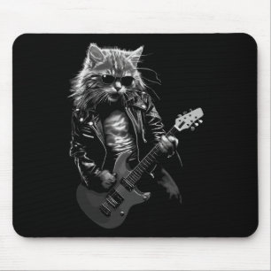 Mousepad Festival de Música Rock & Roll Cat Rock Guit