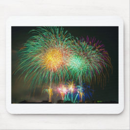Mousepad Festival Fireworks Light Japão