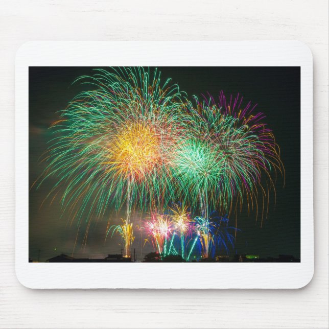 Mousepad Festival Fireworks Light Japão (Frente)