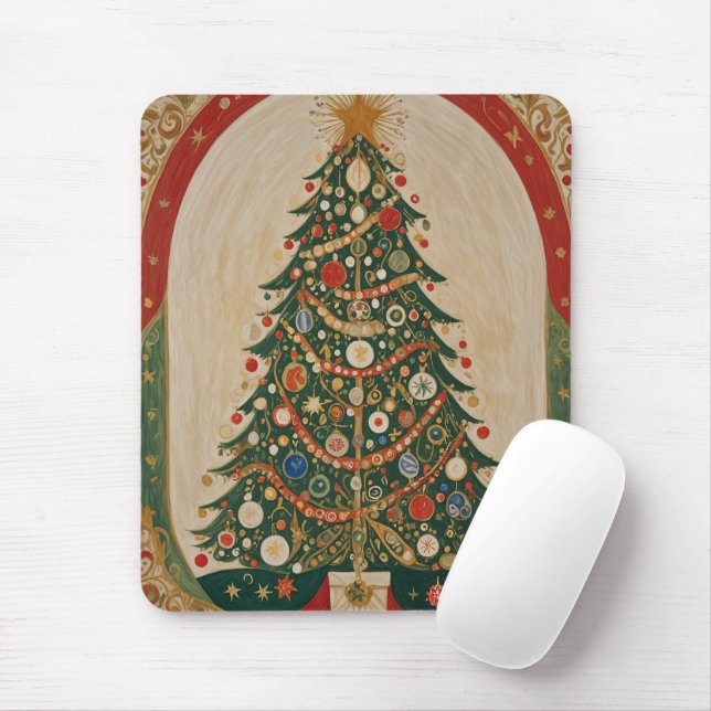Mousepad Festivo Caleidoscópio (Com mouse)