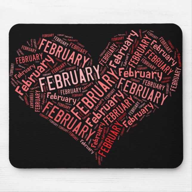 Mousepad Fevereiro Heart (Frente)