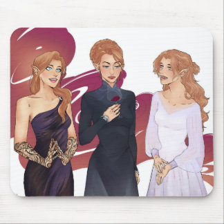 Mousepad Feyre, Nesta e Elain Archeron