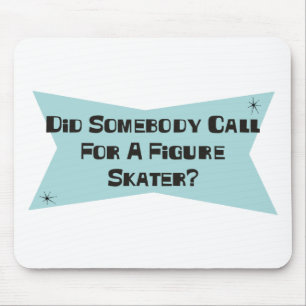 Mousepad Fez alguém chamada para uma figura patinador