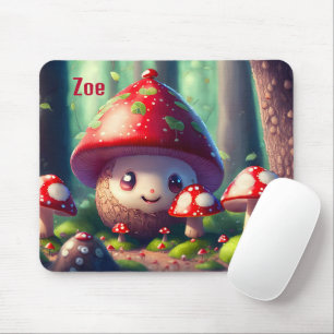 Mousepad Fezes bonitas na floresta, boa sorte