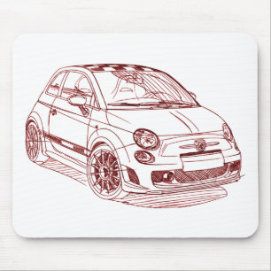 Mousepad Fi500Abarth 2009