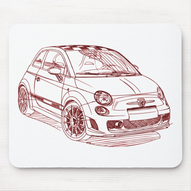 Mousepad Fi500Abarth 2009 (Frente)