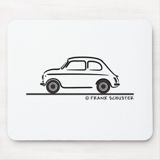 Mousepad Fiat 500 Cinquecento (Frente)