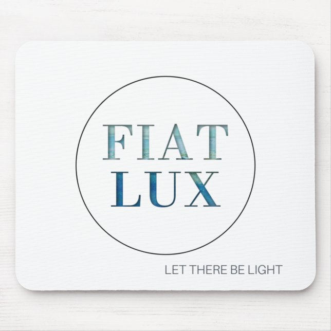 Mousepad FIAT LUX | Que haja luz (Frente)