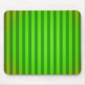 Mousepad Fibra de carbono listrada e verde, padronizada