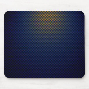 Mousepad Fibra de carbono preto azul com padrão