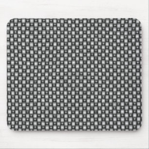 Mousepad fibra dobro do carbono do weave
