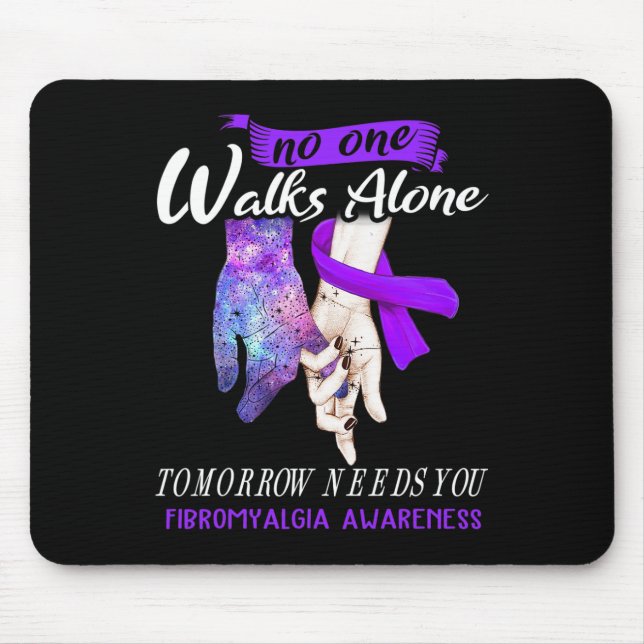 Mousepad Fibromialgia Consciência Ninguém Caminha Sozinho A (Frente)