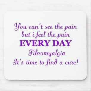 Mousepad Fibromialgia - hora para uma cura